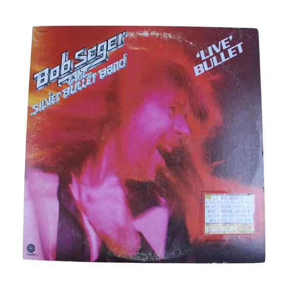 Bob Seger & The Silver Bullet Band Live Bullet 2 LP Vinyl Capitol SKBB-11523 - Picture 1 of 12